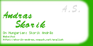 andras skorik business card